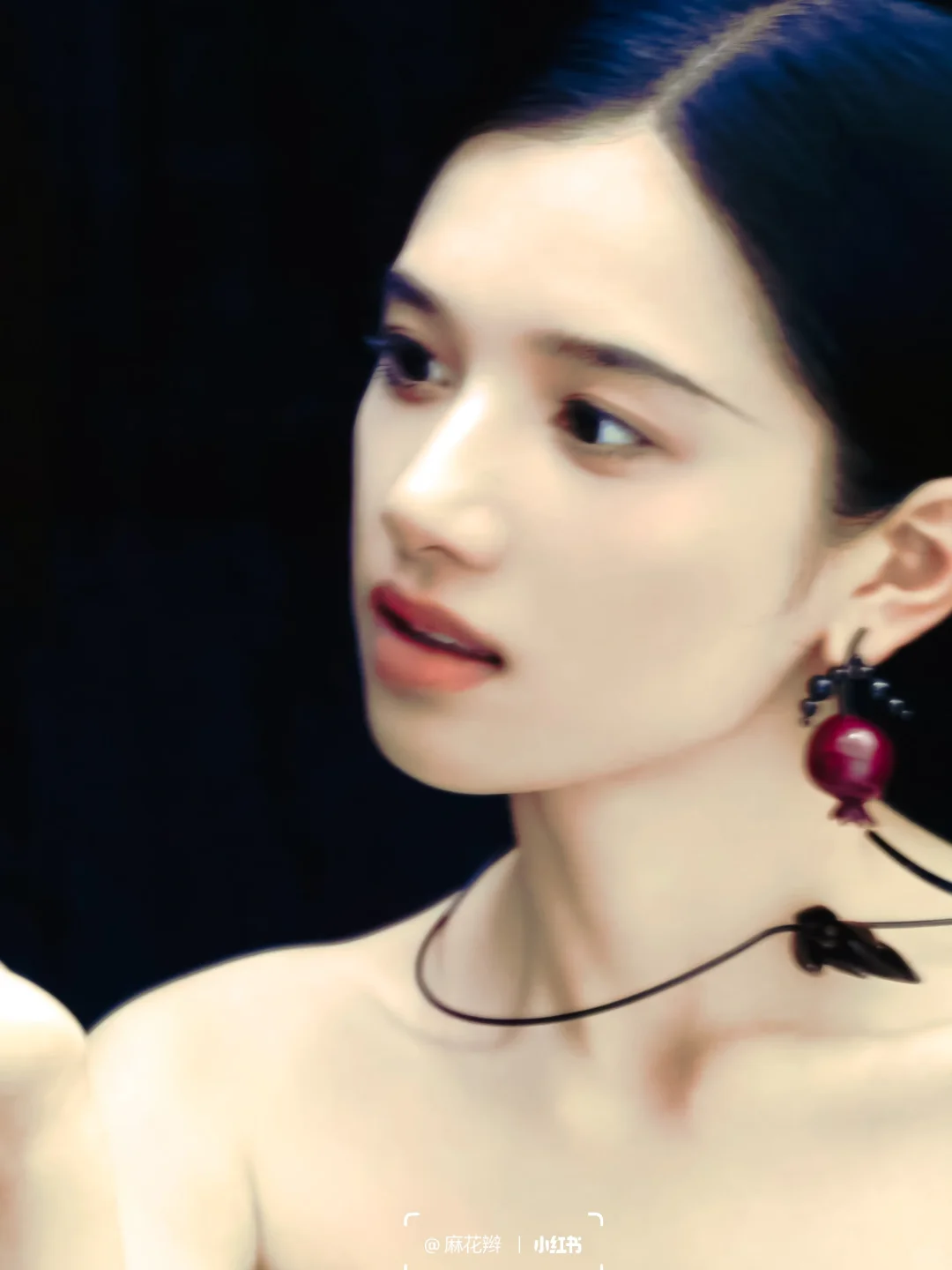 omg张婧仪连这个角度都是美的！
