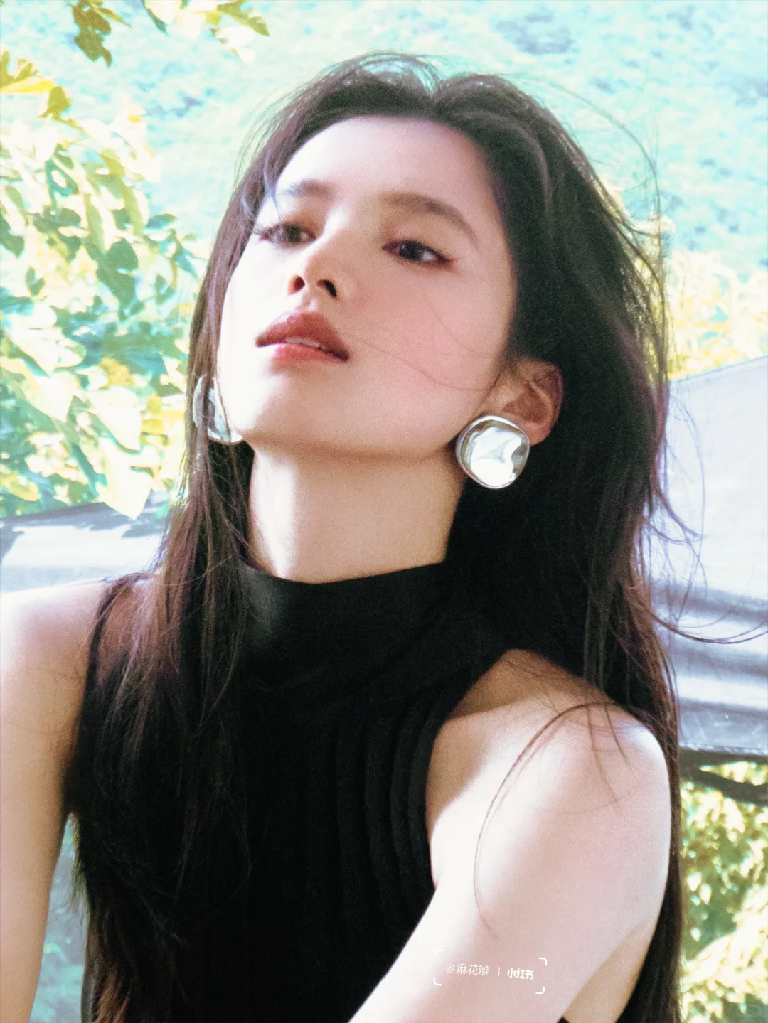 omg张婧仪连这个角度都是美的！