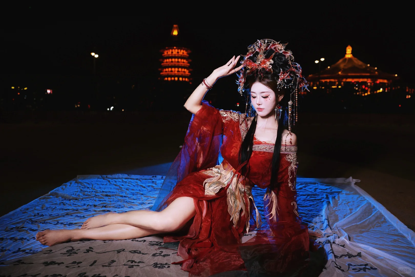 回眸一笑百媚生，最是这一抹红❤️