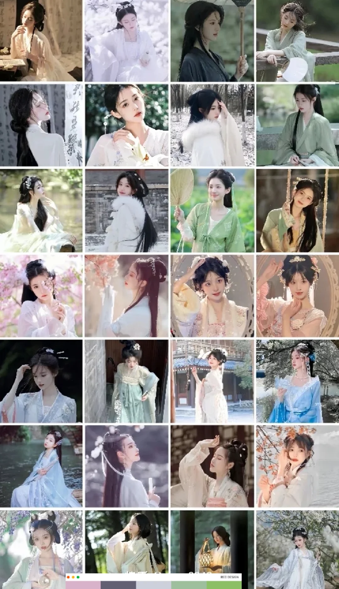 古风真人头像。