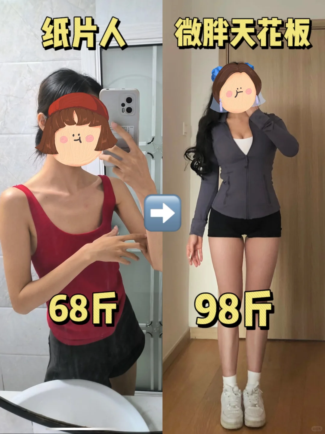 🔥如何逼自己胖起来｜从68→98斤 （附食谱）