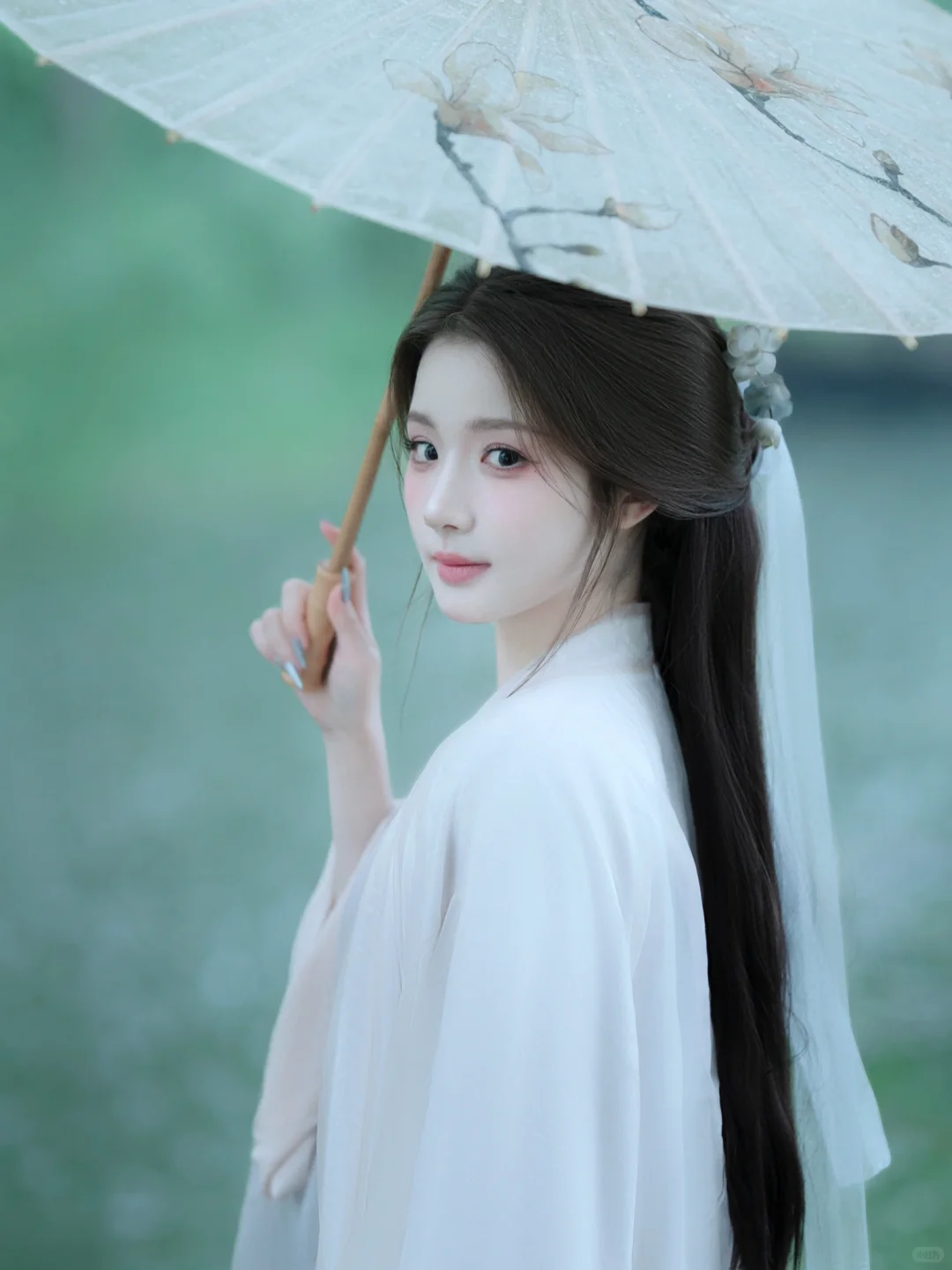 苏州雨中清冷感竹筏汉服🍃真江南氛围拉满❗️