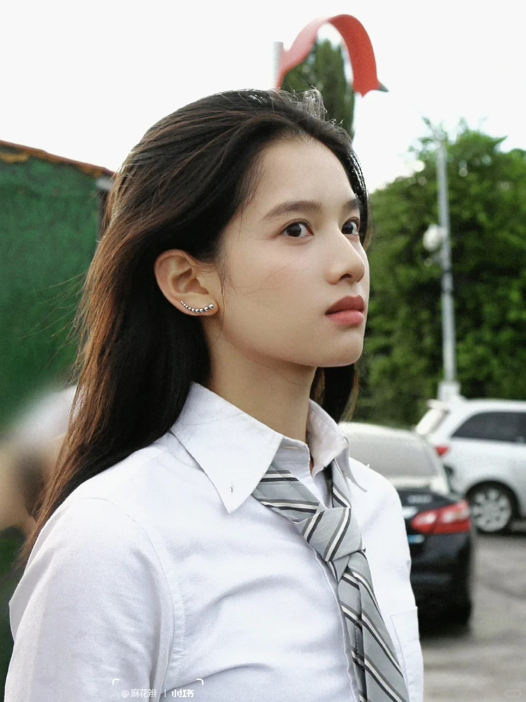 omg张婧仪连这个角度都是美的！
