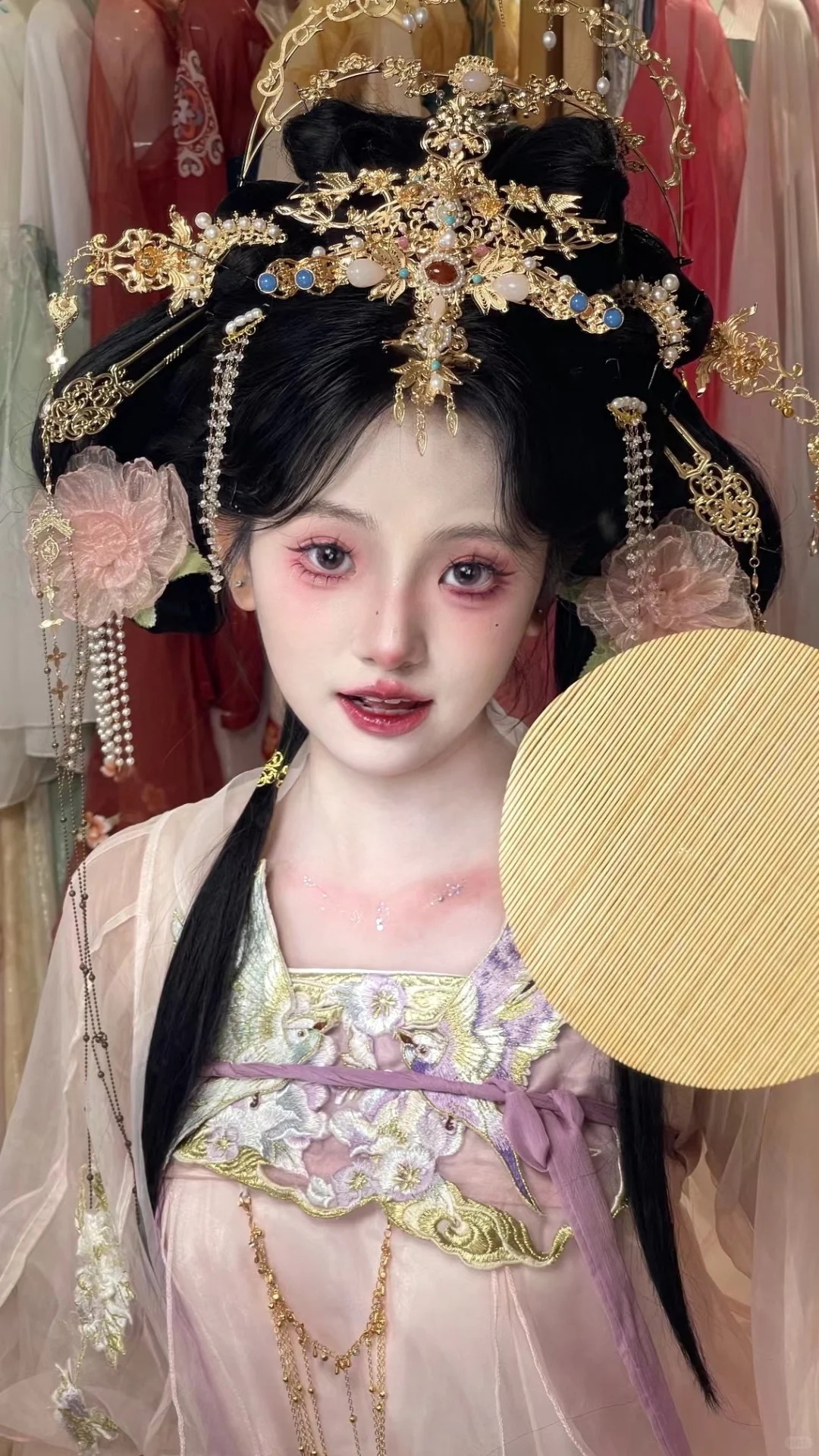 女大学生做汉服模特的第三组妆造！