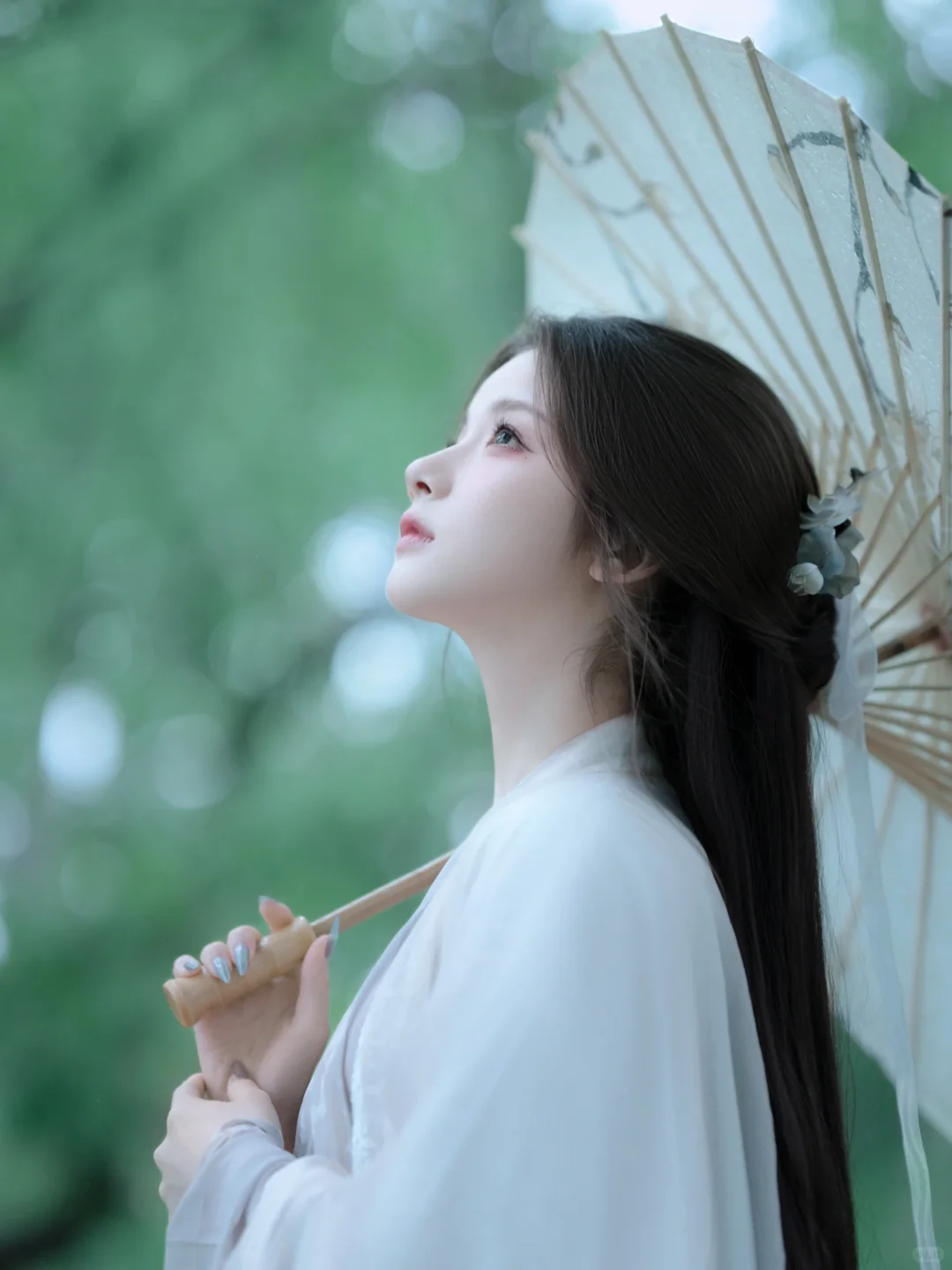苏州雨中清冷感竹筏汉服🍃真江南氛围拉满❗️