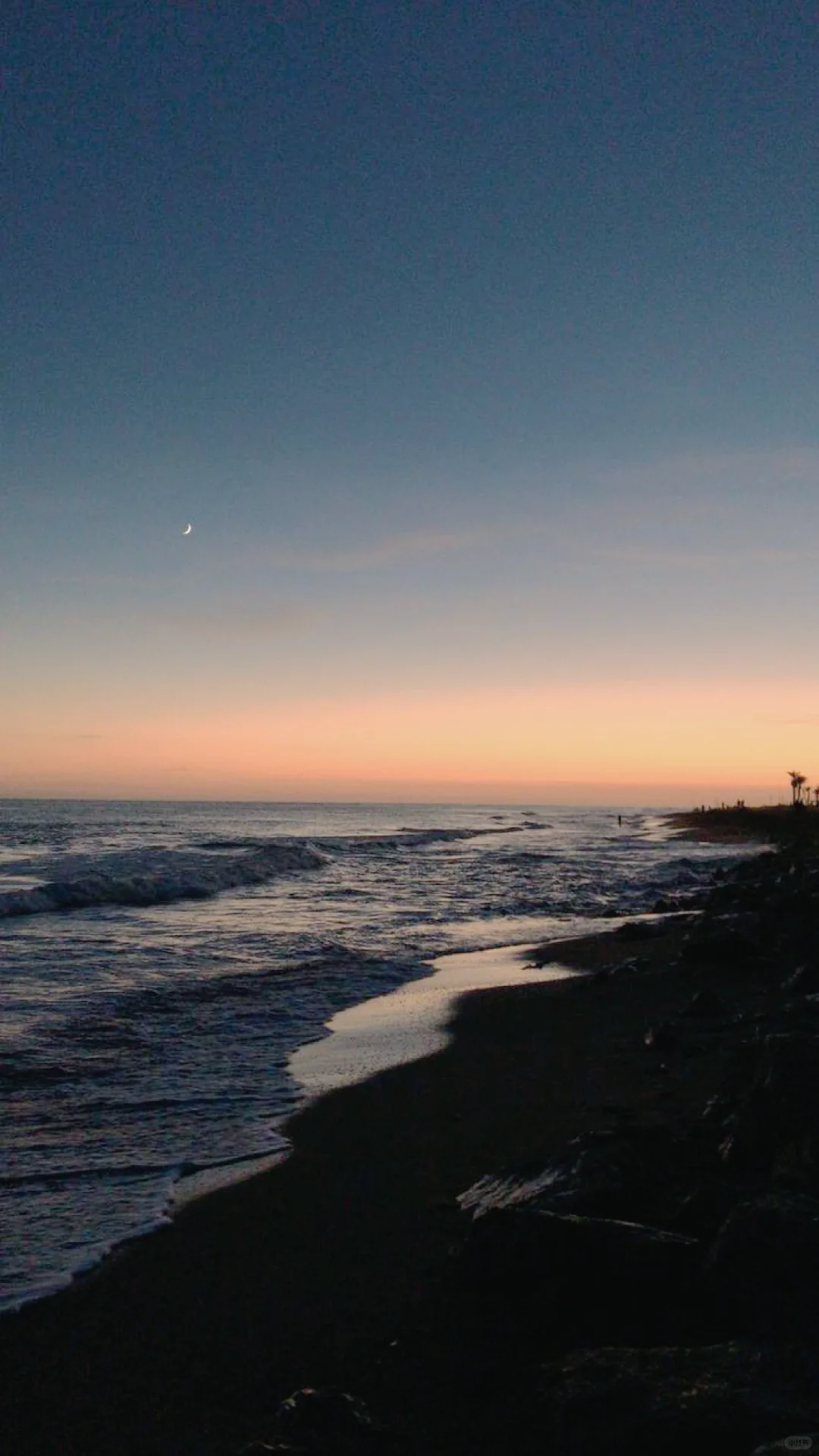 梦幻沙滩夕阳，壁纸里的极致风景