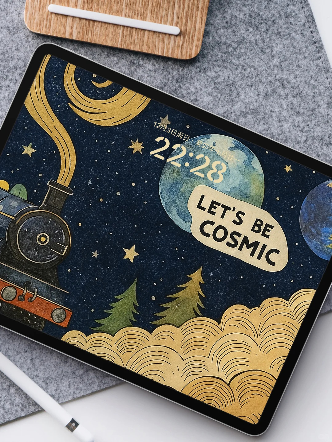 复古暗色系壁纸｜Cosmic Within | 平板壁纸
