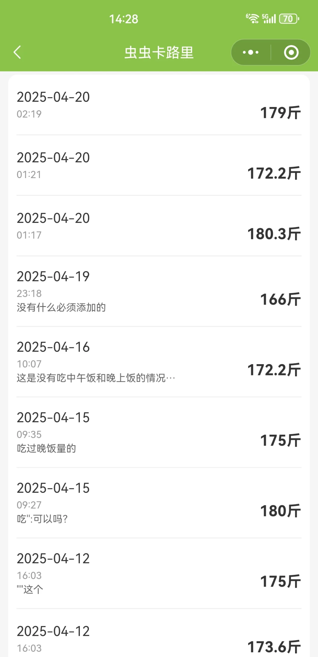 记录体重，分析饮食，分析运动的虫虫卡路里