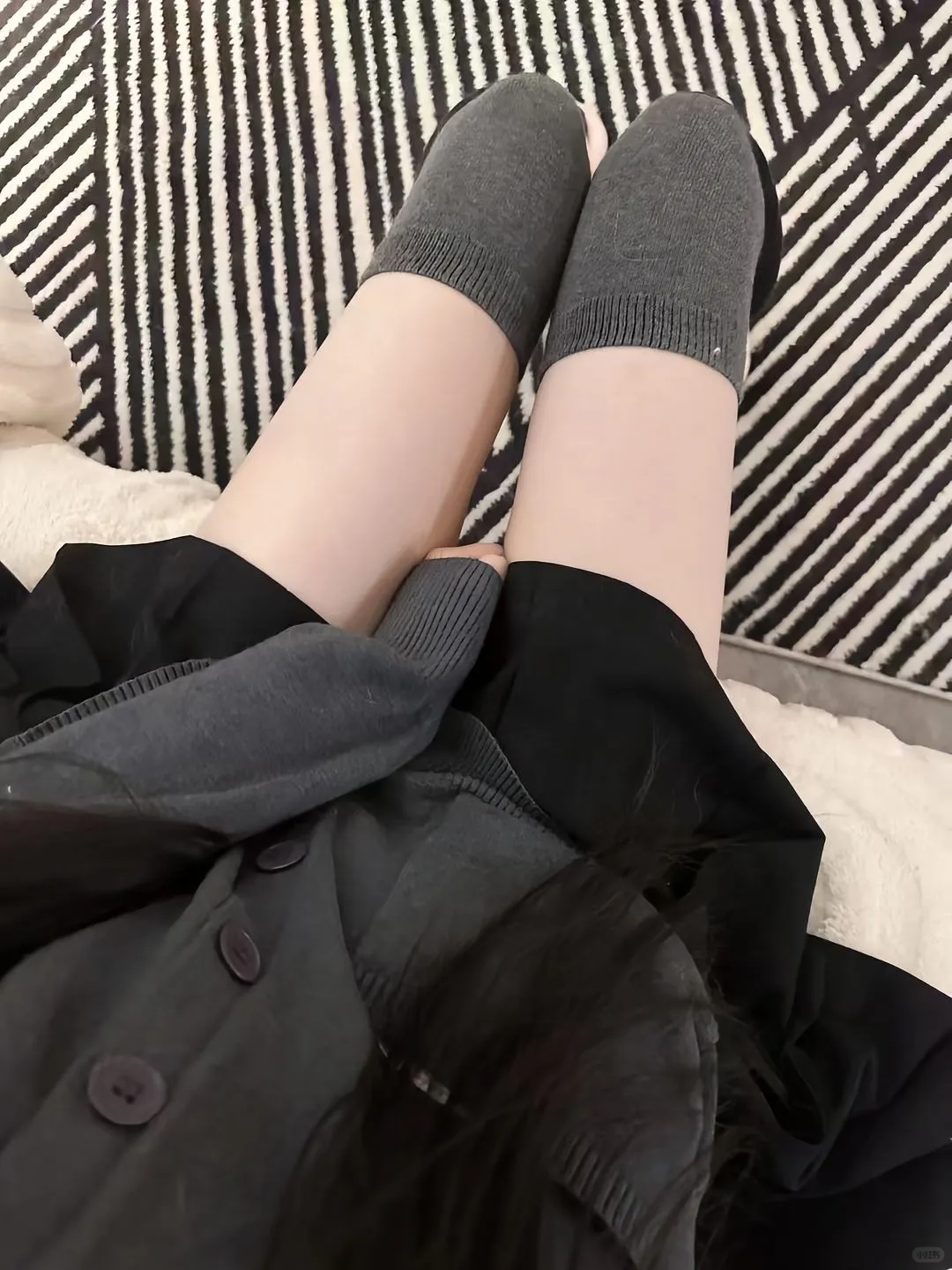 过膝袜真的很显瘦