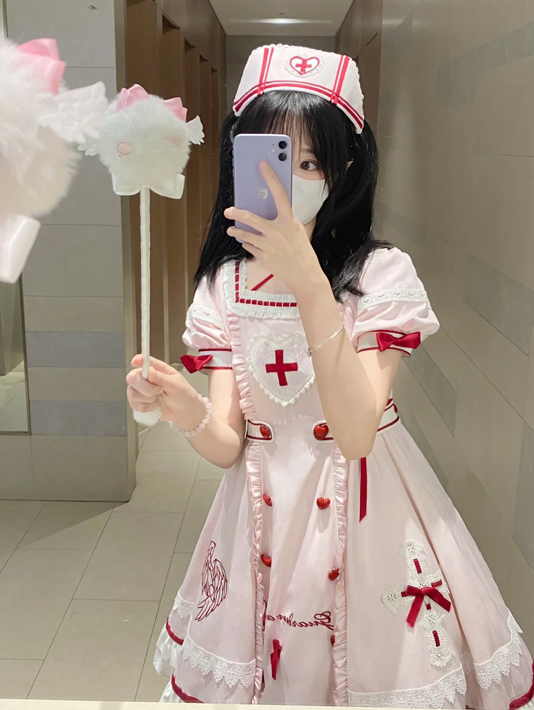 今天是双马尾甜心小护士❤️