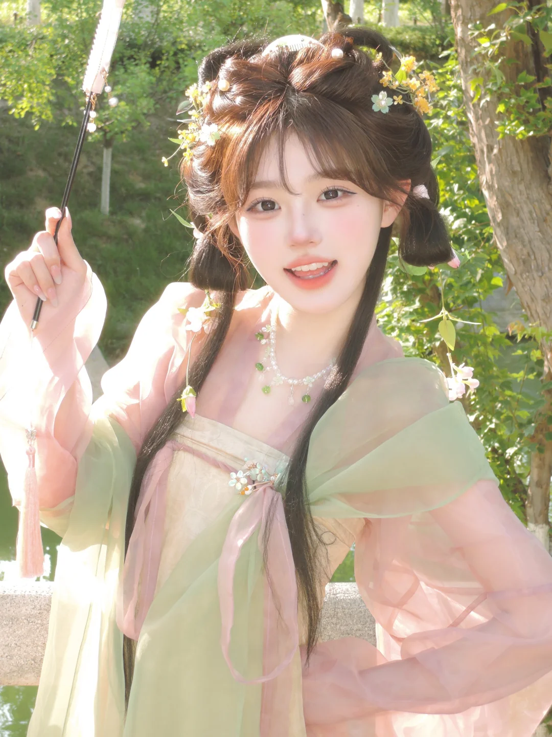 姐妹们！在西安解锁了超可爱的小唐风写真