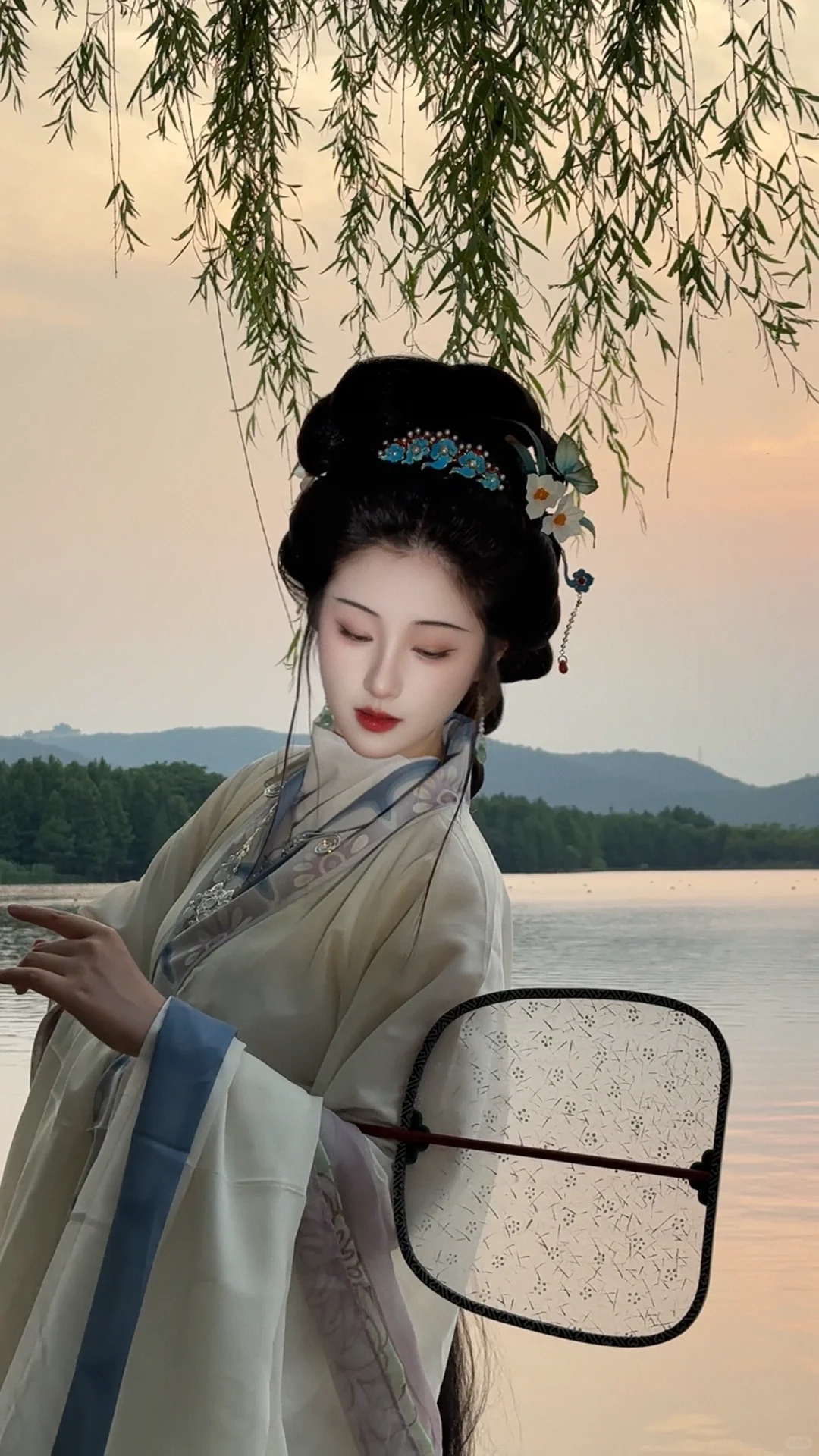老娘与夕阳
