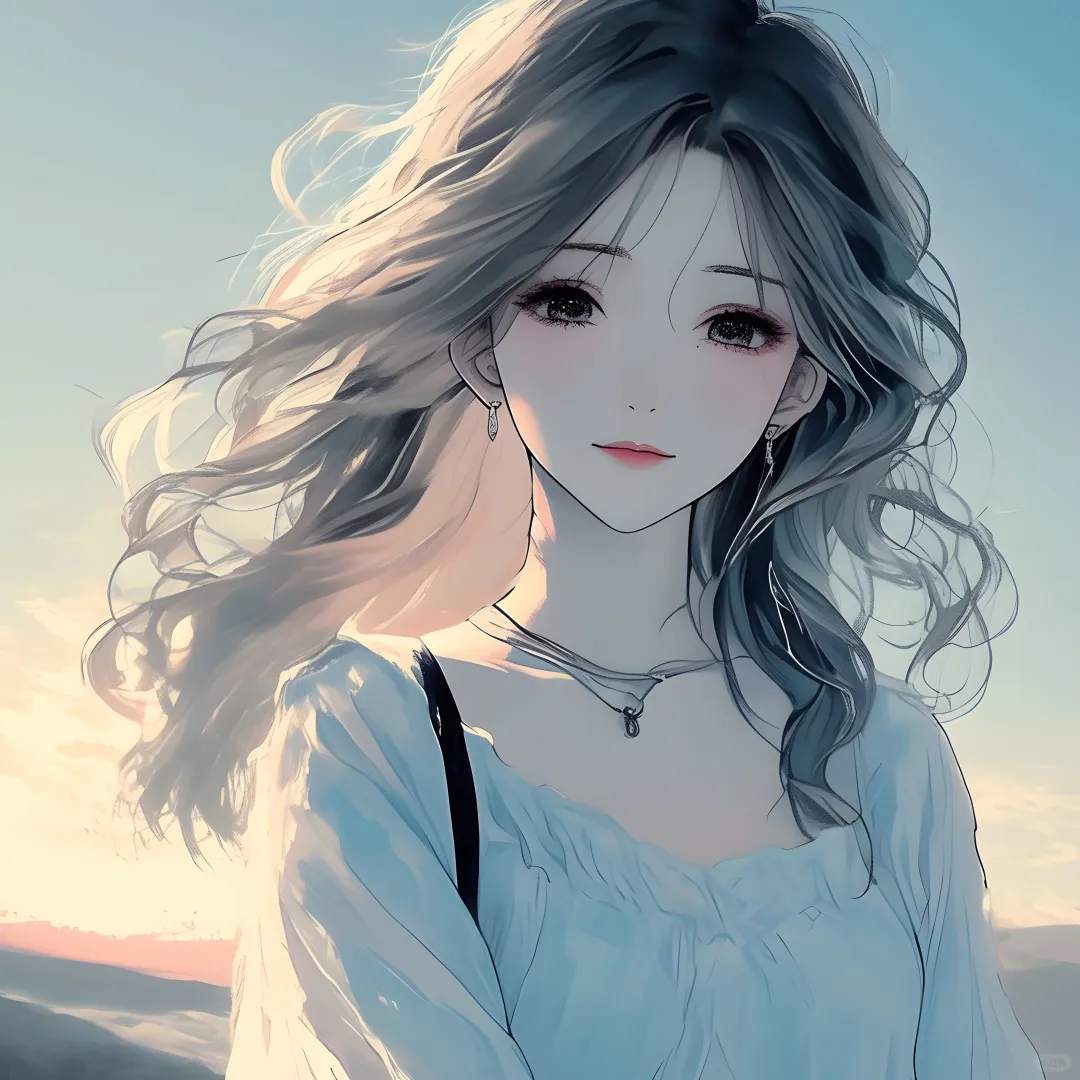 女生头像：高山