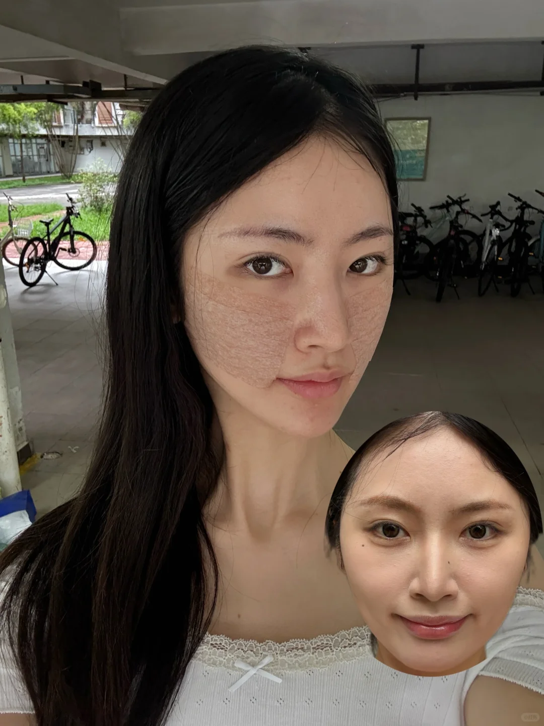 朋友说我现在的脸型很像范冰冰