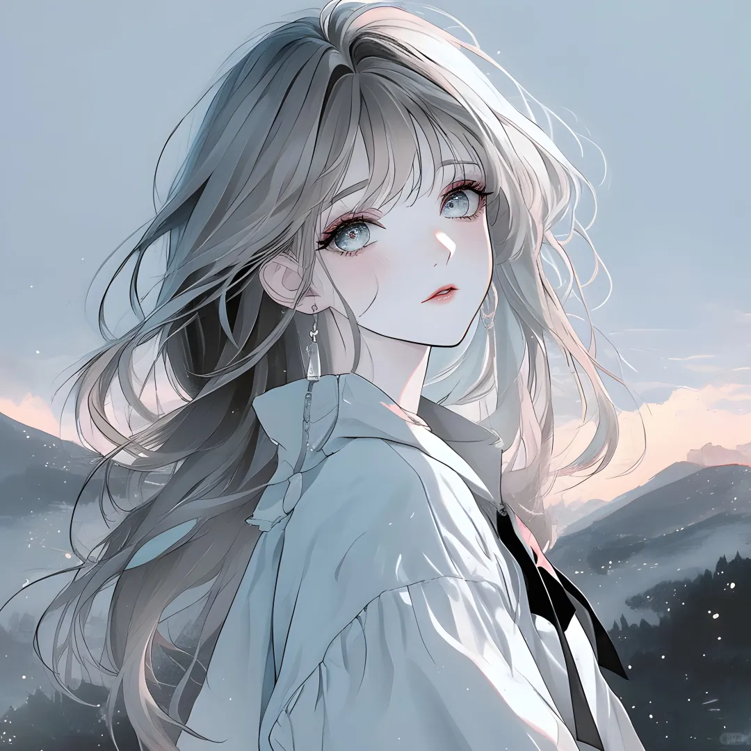 女生头像：高山