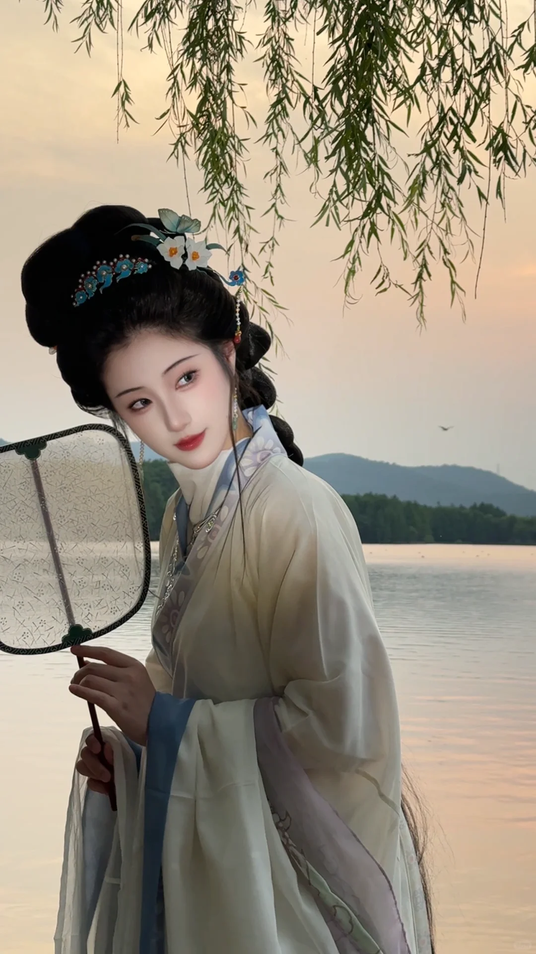 老娘与夕阳