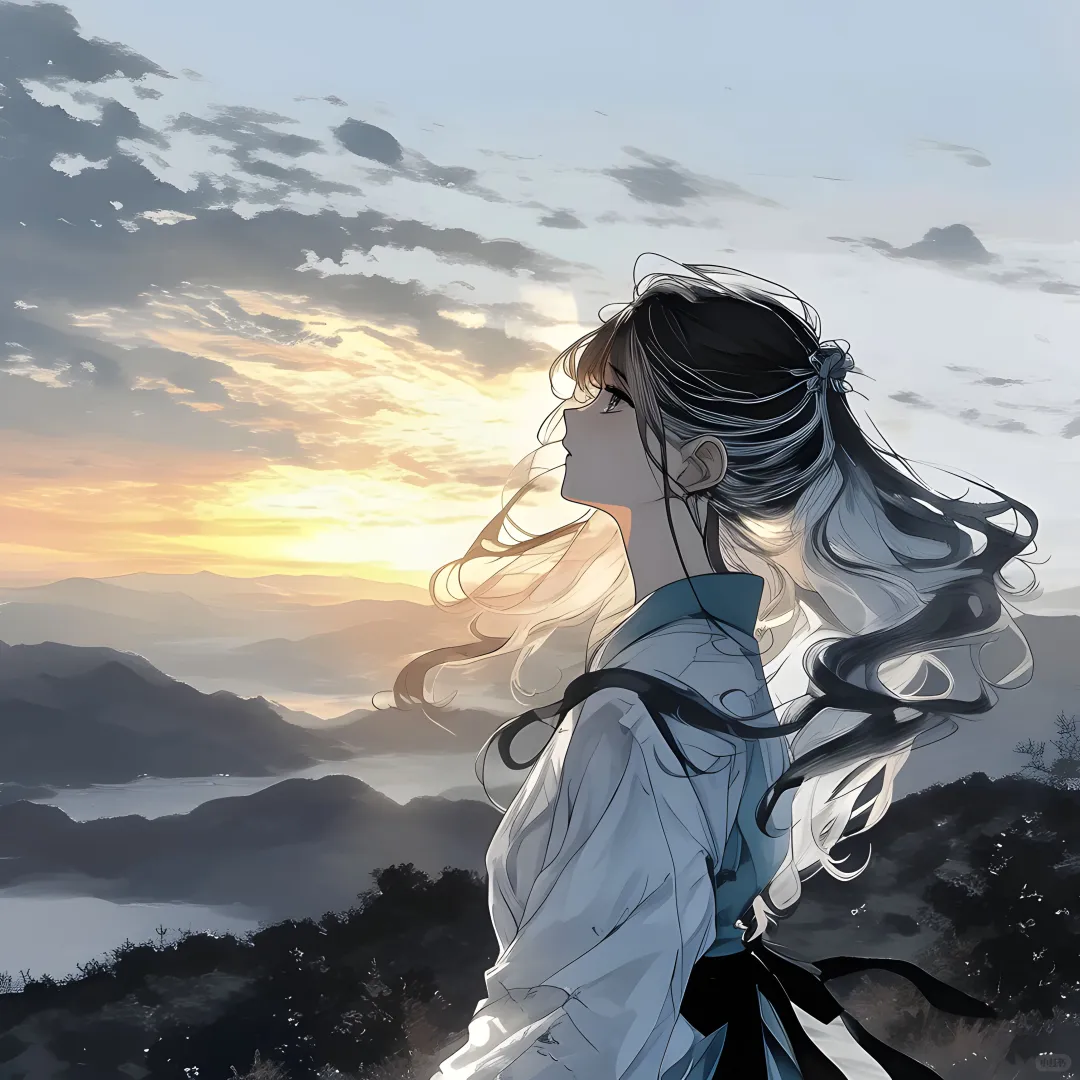 女生头像：高山