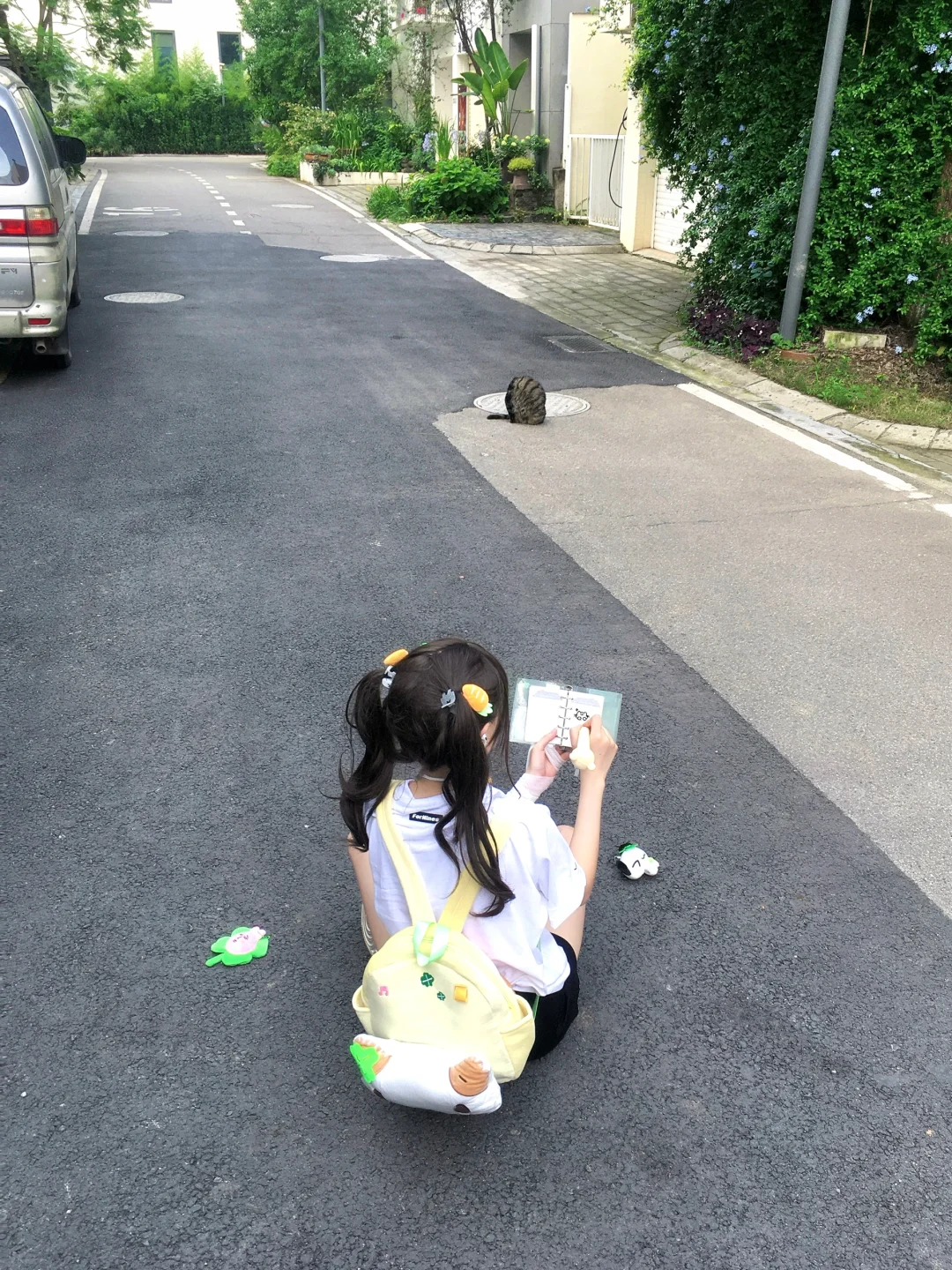 “我到楼下啦”🍀>𐋣<