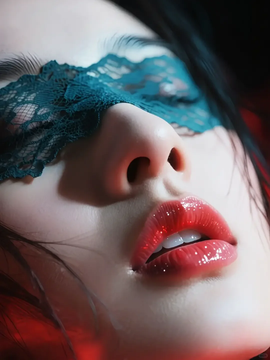 她的美，超出了想象~🖤🖤