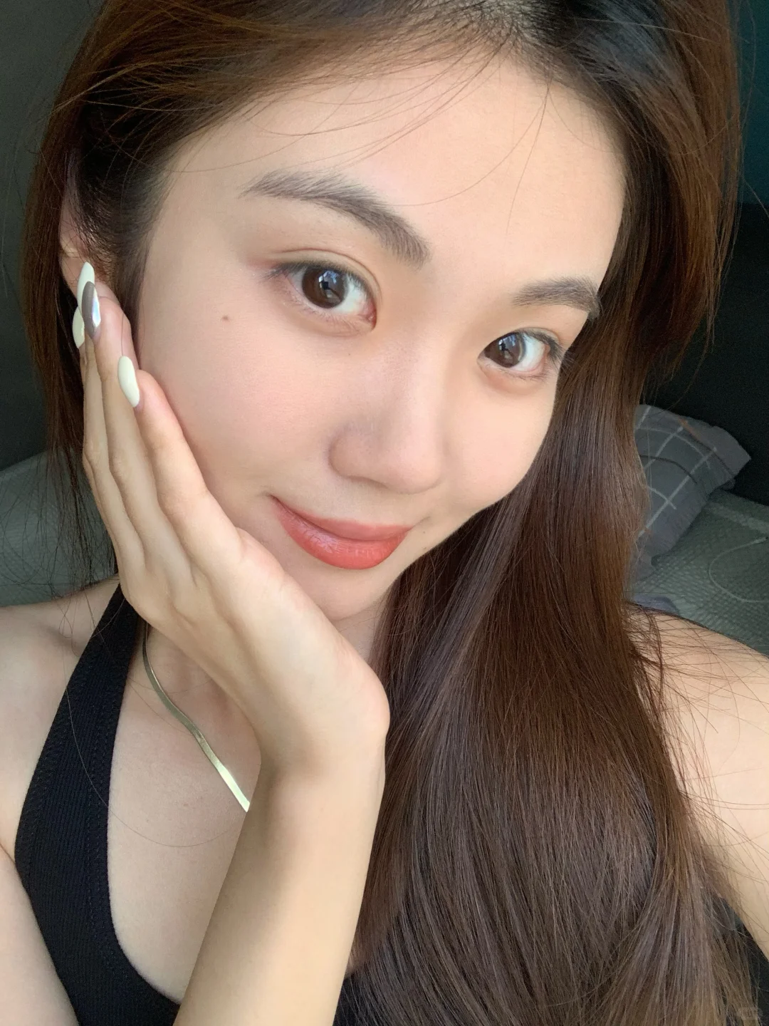 偶尔素颜