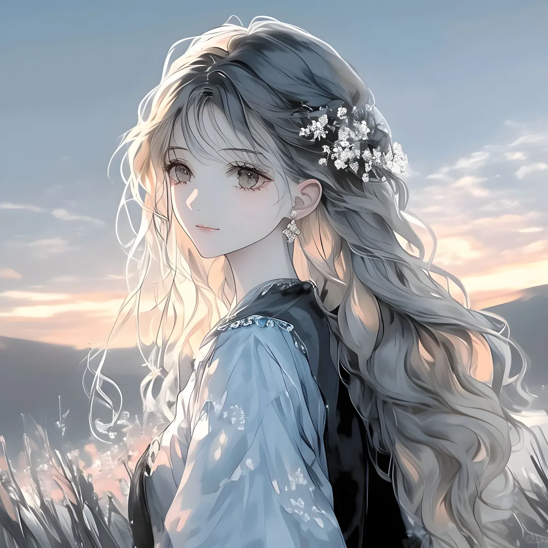 女生头像：高山