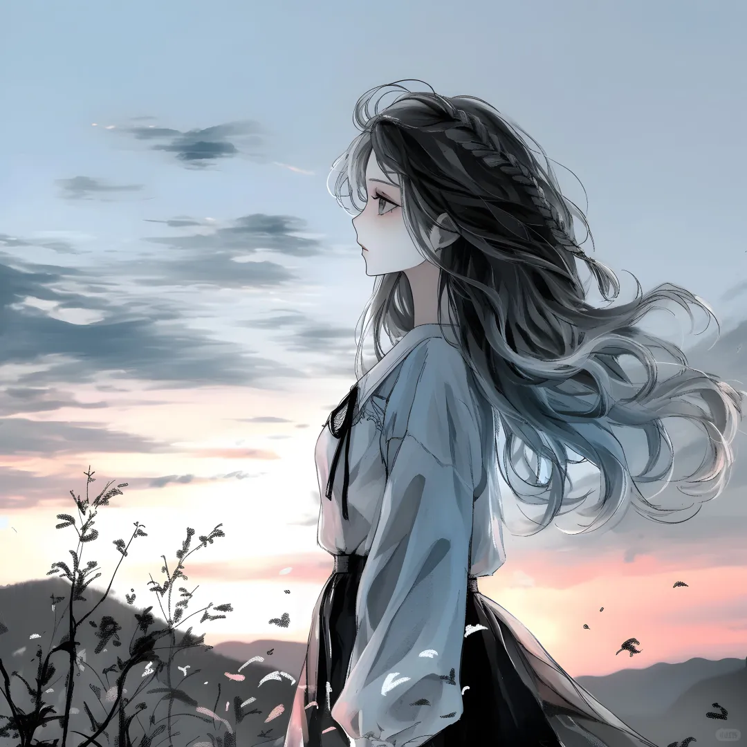 女生头像：高山
