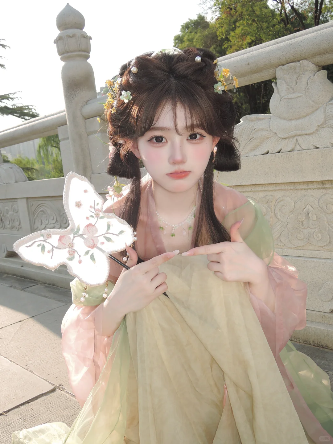 姐妹们！在西安解锁了超可爱的小唐风写真