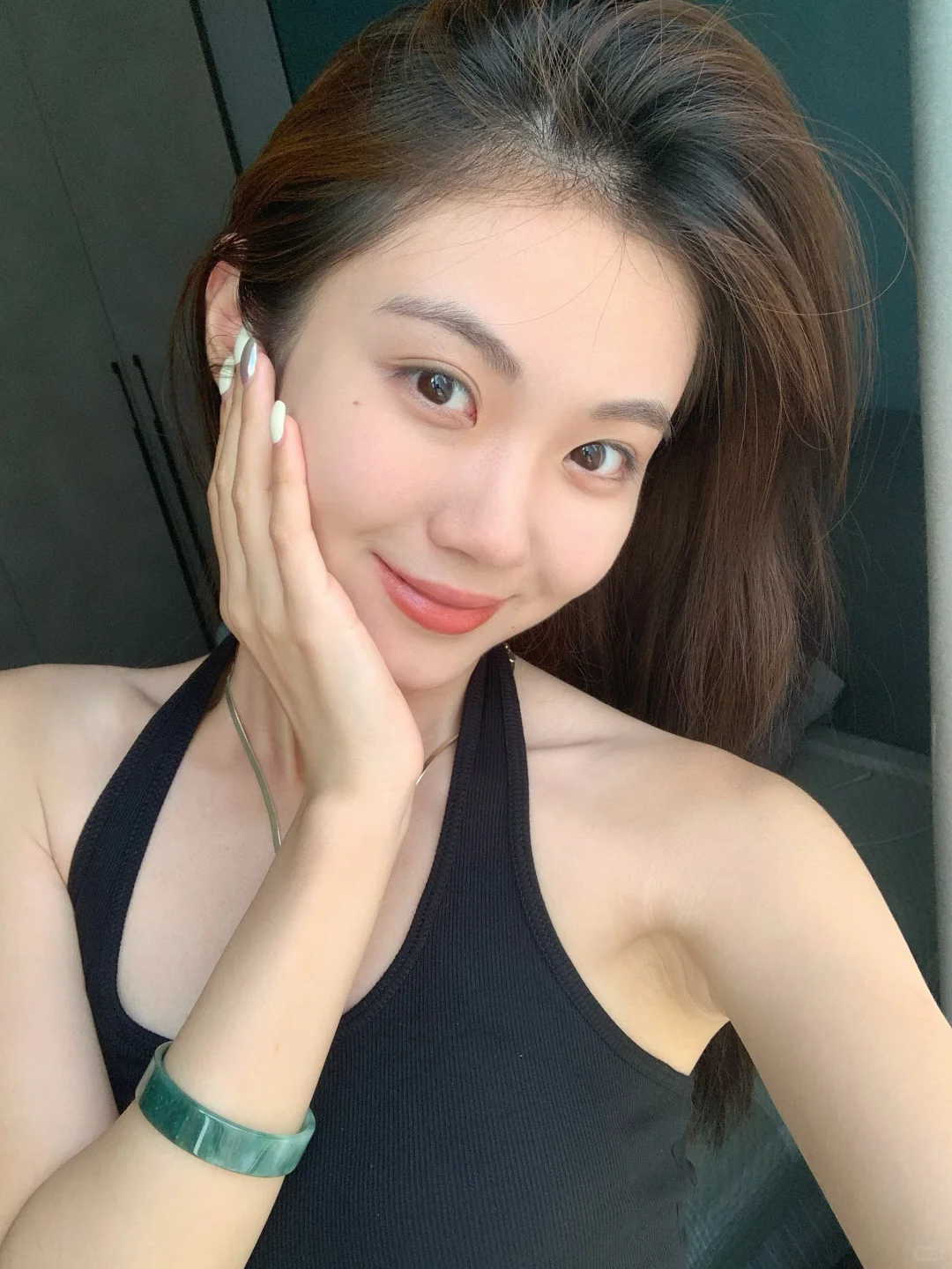 偶尔素颜
