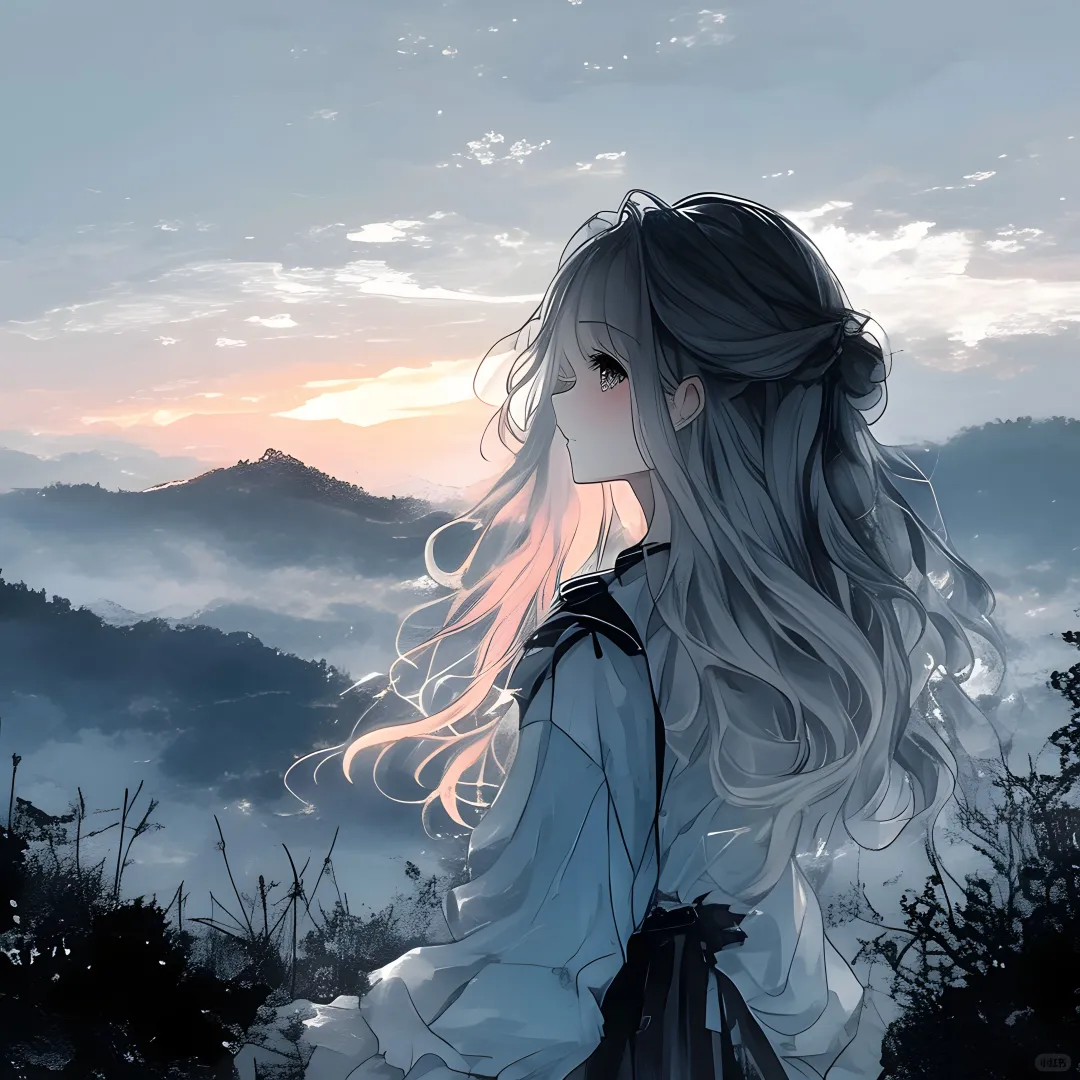 女生头像：高山