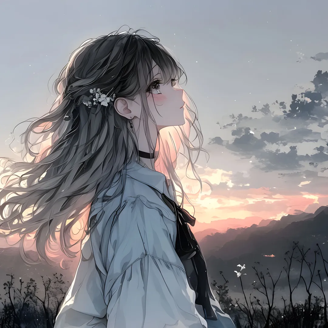 女生头像：高山