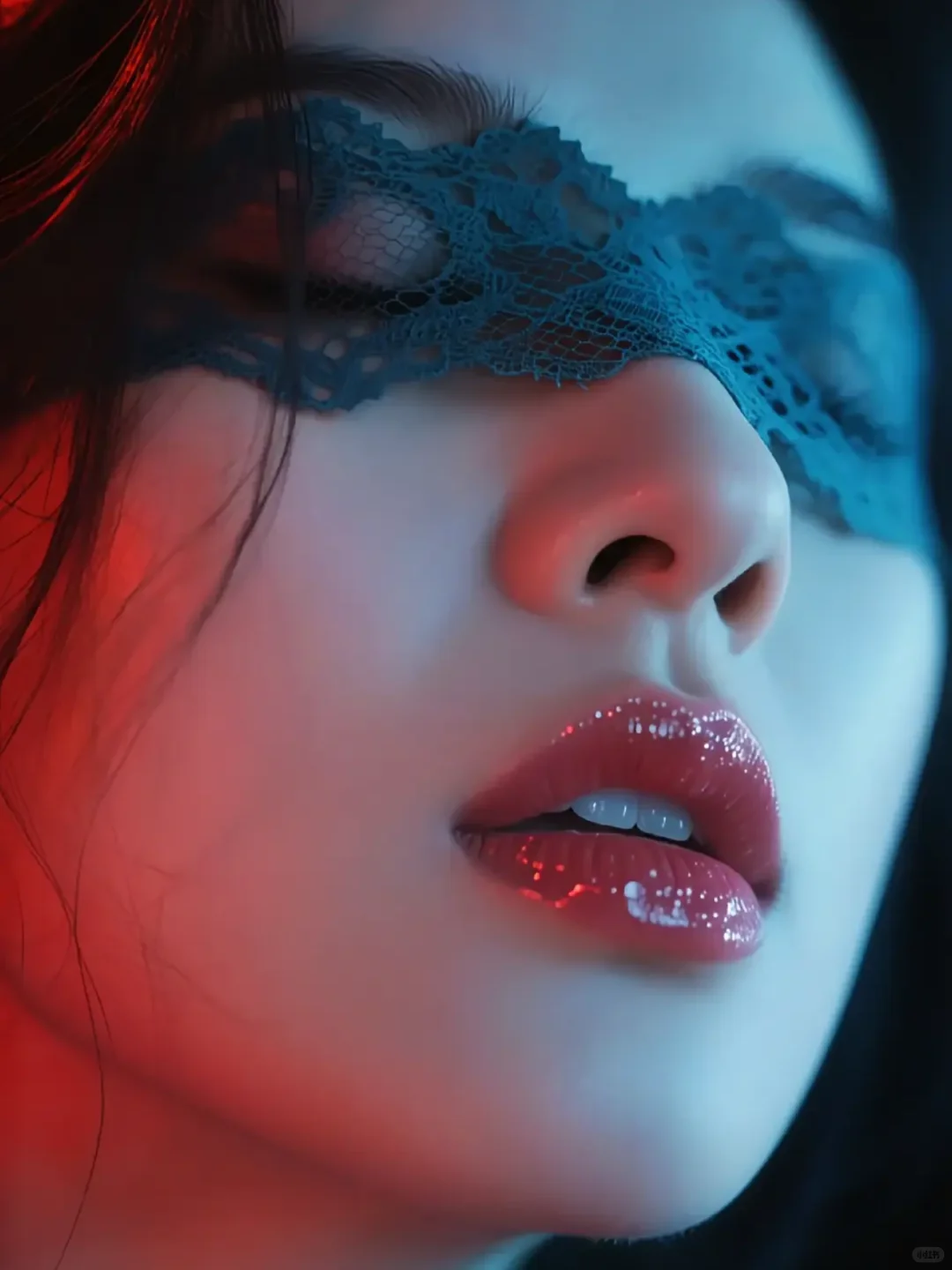 她的美，超出了想象~🖤🖤