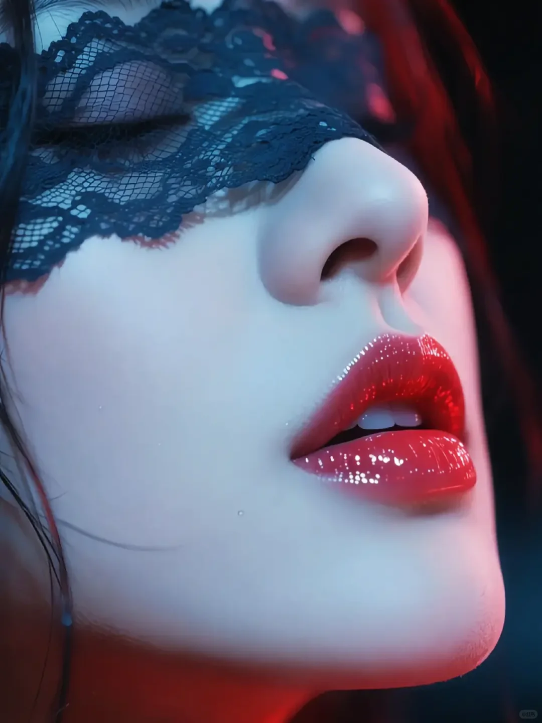 她的美，超出了想象~🖤🖤