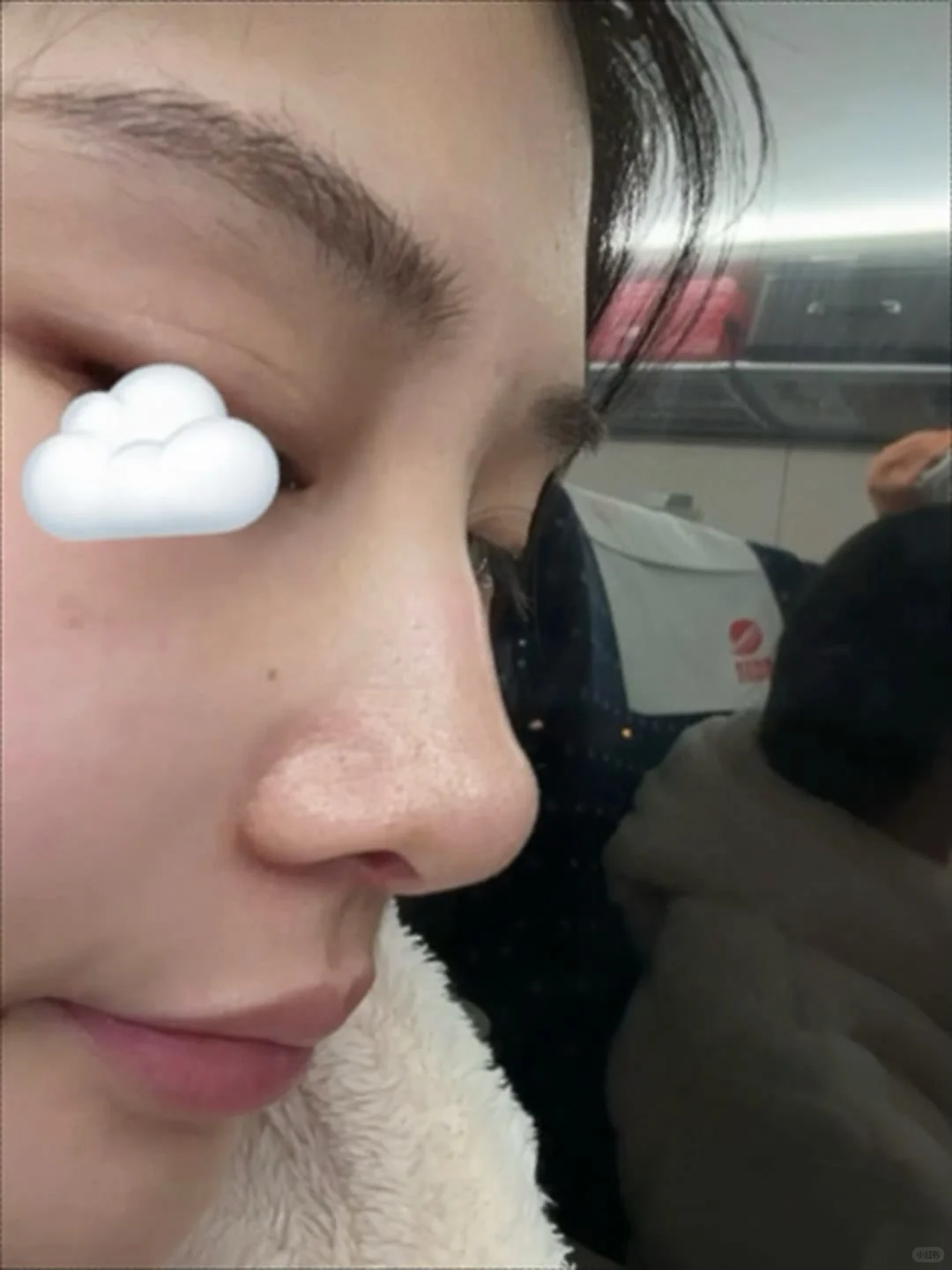 干干净净的素颜很美！
