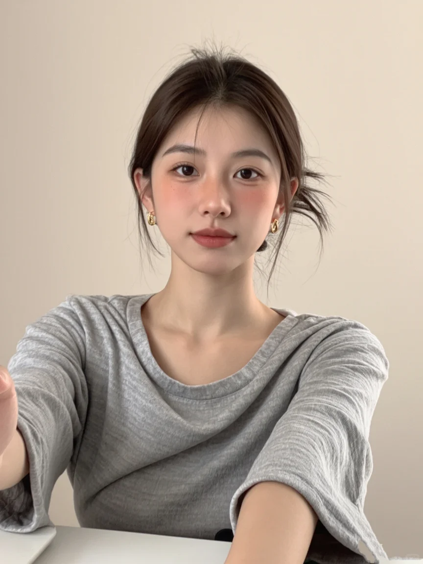 妆越淡,人越美呀～