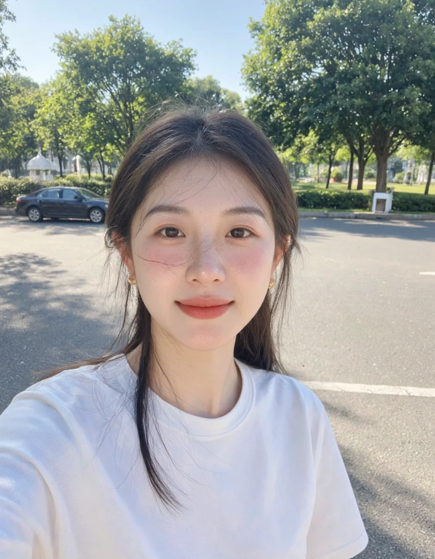 方圆脸 好适合这个淡妆！