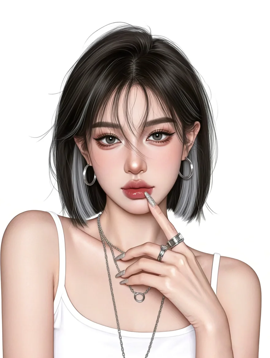 御姐头像～女孩头像、听说短发女孩很迷人