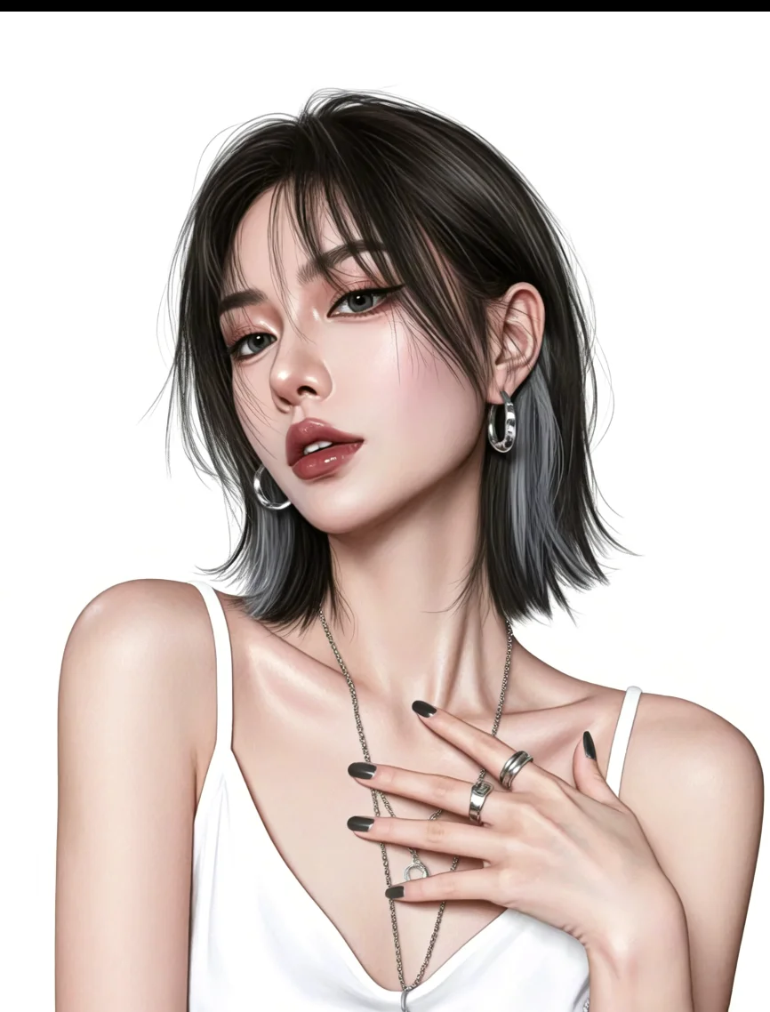 御姐头像～女孩头像、听说短发女孩很迷人