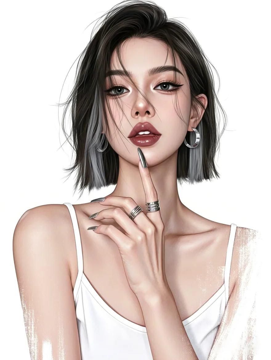御姐头像～女孩头像、听说短发女孩很迷人