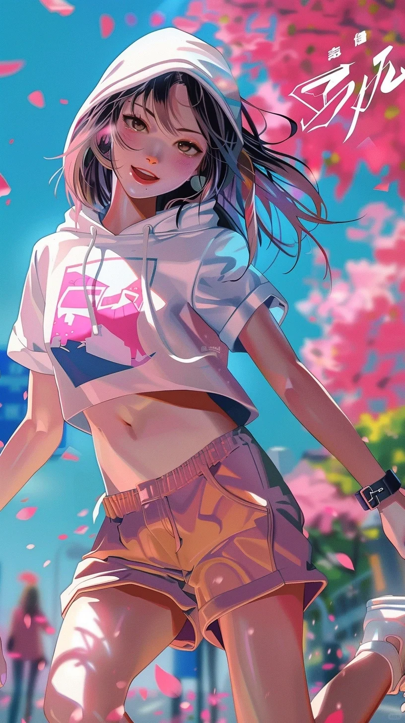 AI漫画系列｜活力少女