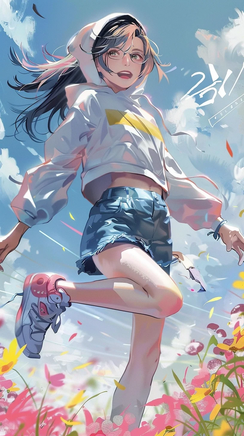 AI漫画系列｜活力少女