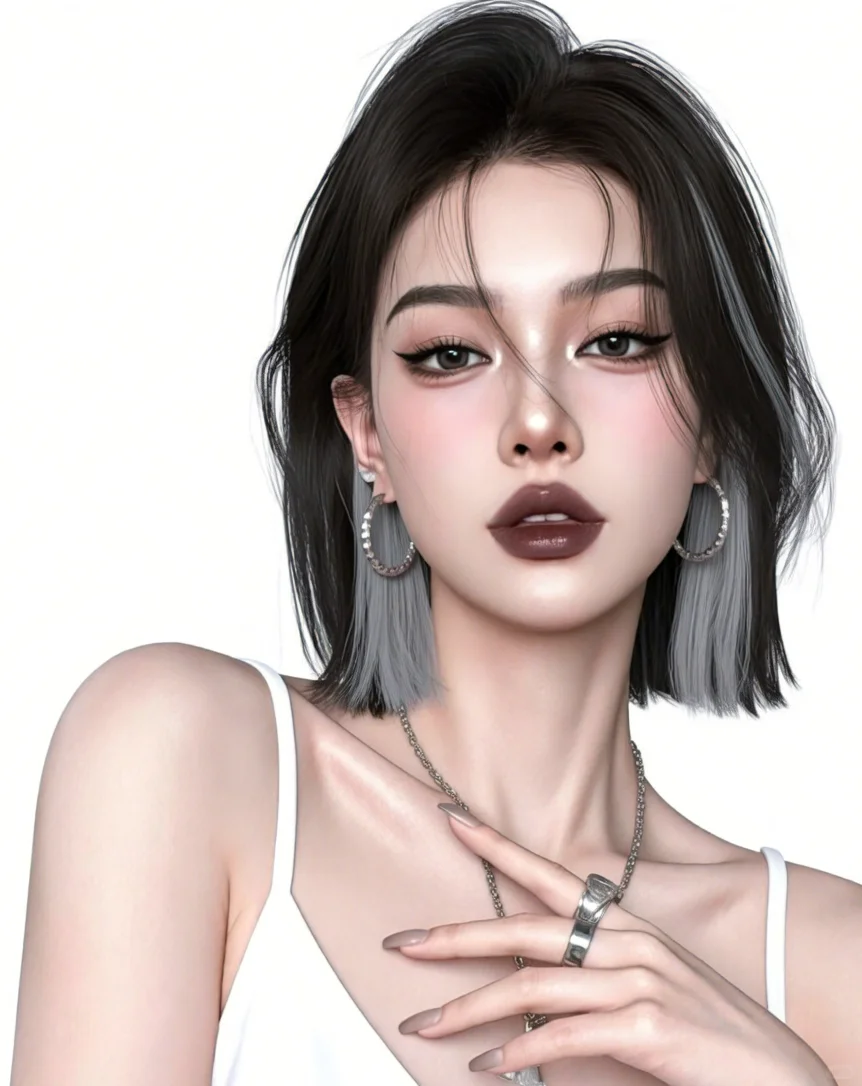 御姐头像～女孩头像、听说短发女孩很迷人