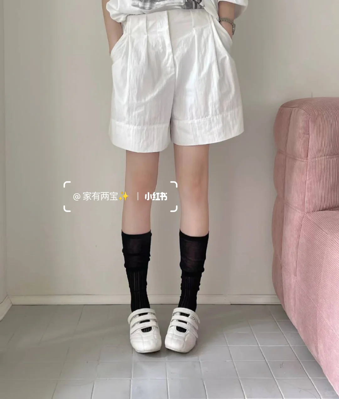 ✨黑色袜子，百搭又时尚～