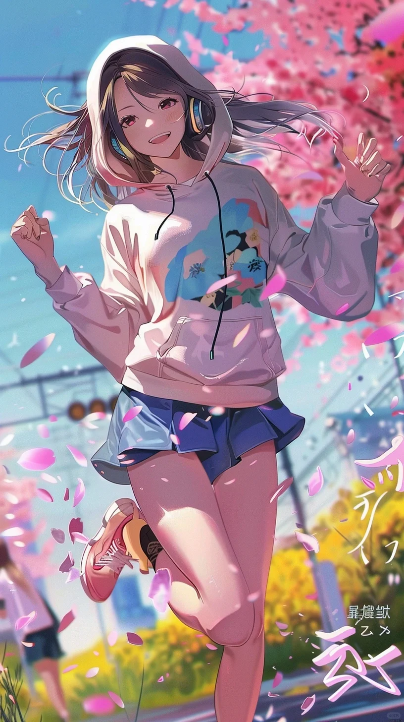 AI漫画系列｜活力少女