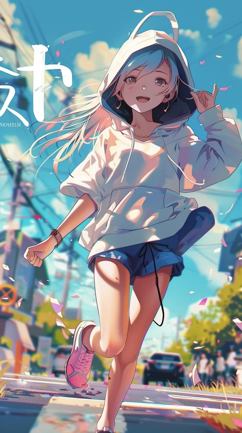 AI漫画系列｜活力少女