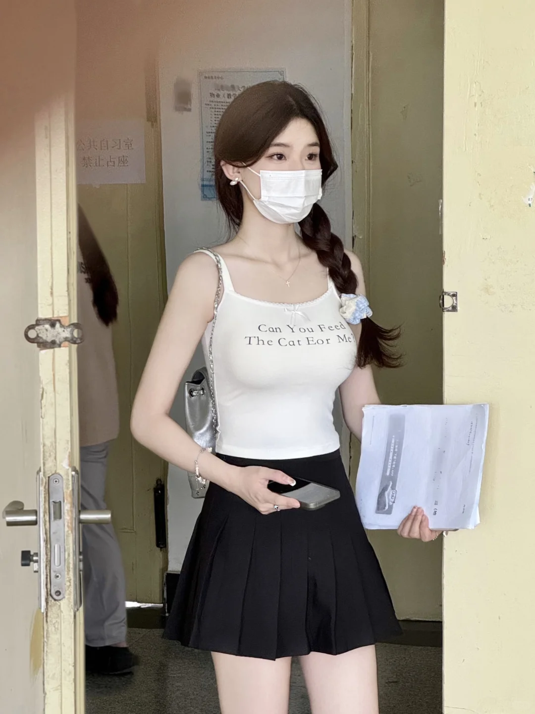 我说这身材不看脸都自带美女感 没人反对吧