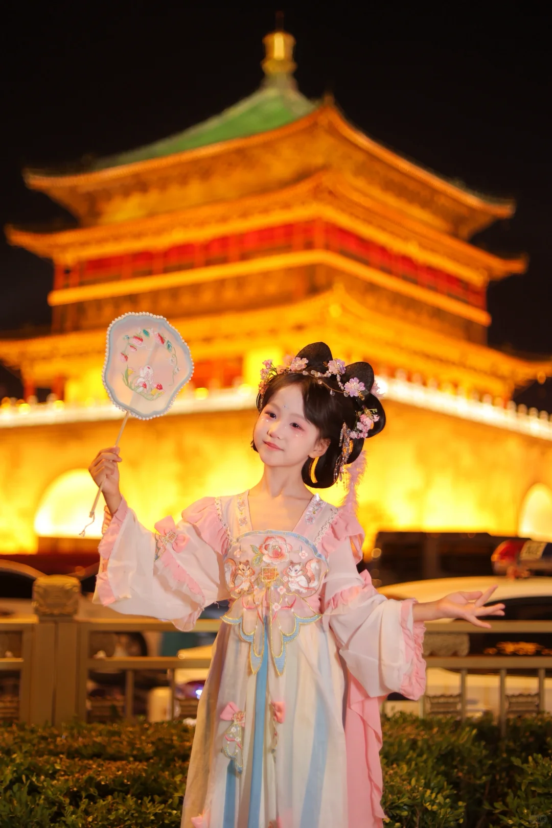 在西安拍到女儿的人生照片