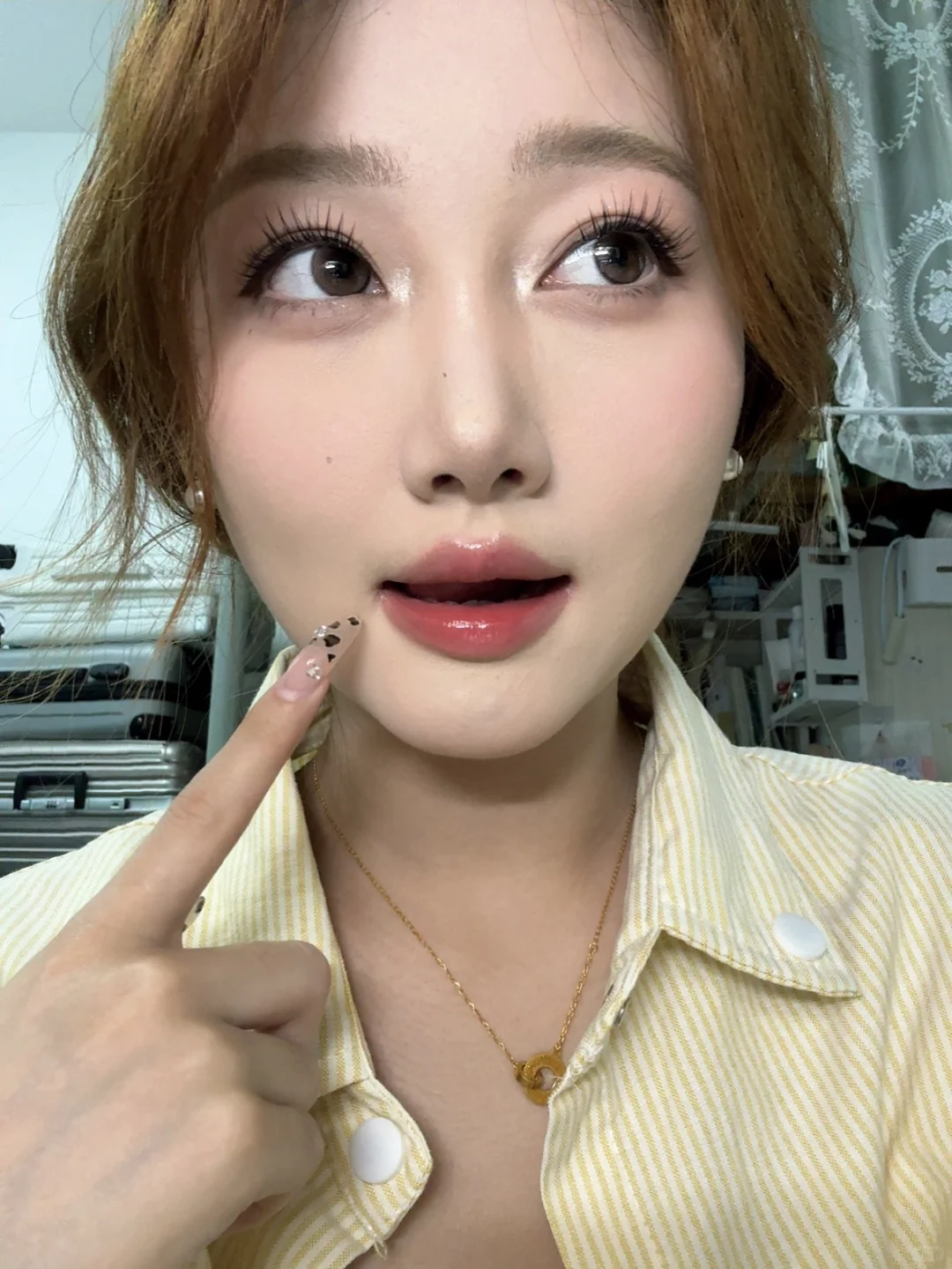 好喜欢怼脸拍的这个妆！
