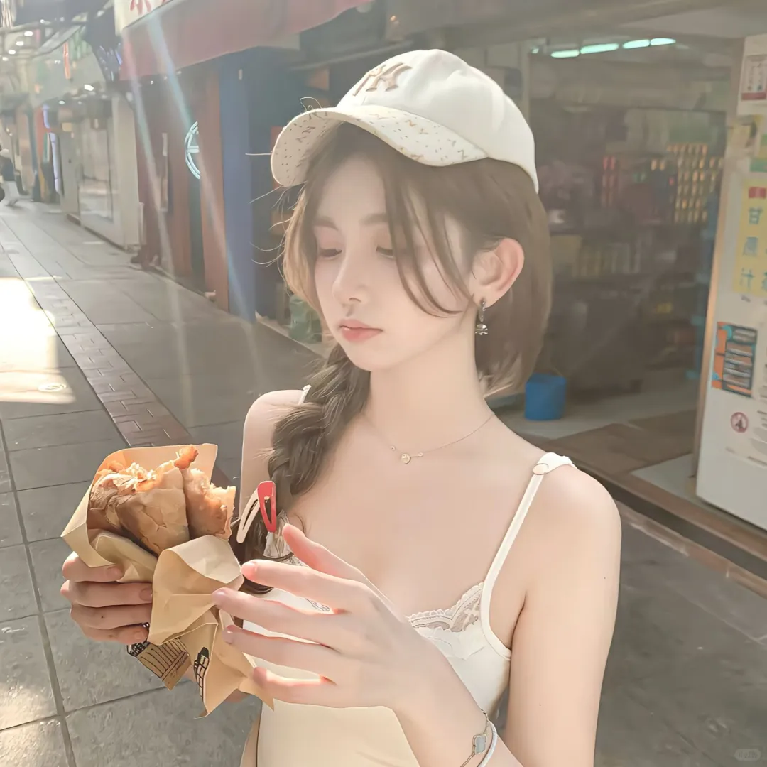 这也太甜了吧！超甜真人女生头像