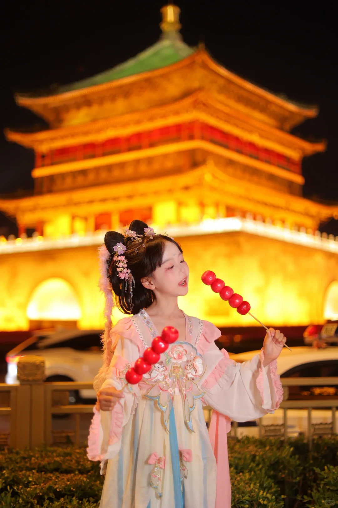 在西安拍到女儿的人生照片
