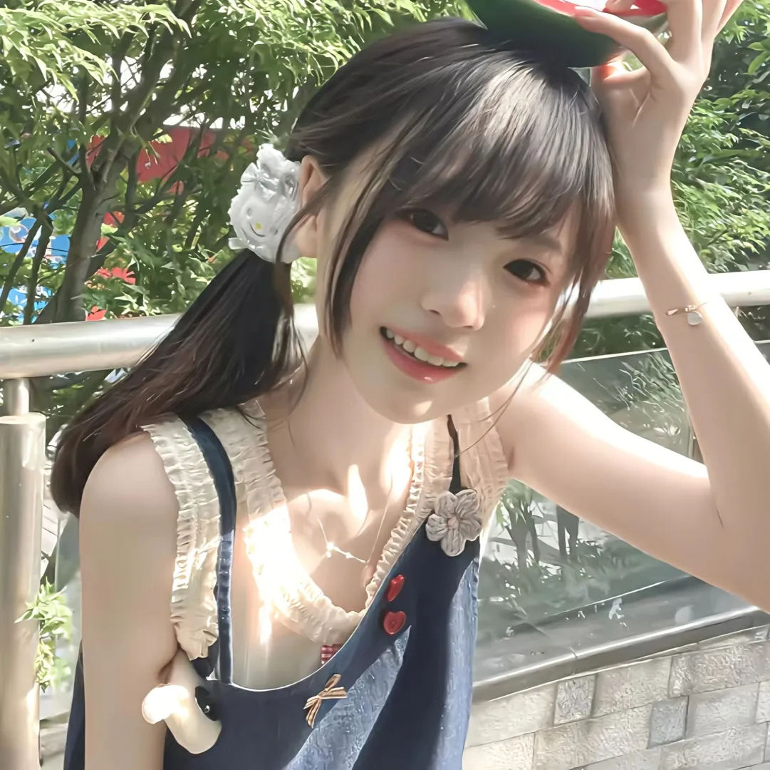 这也太甜了吧！超甜真人女生头像